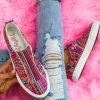 Gypsy Jazz Pedra Pink Serape Shoes
