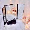 The Lace Cactus Black Magnifying Makeup Mirror Accessories
