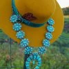 The Lace Cactus Terlingua Natural Turquoise Squash Blossom Best Sellers