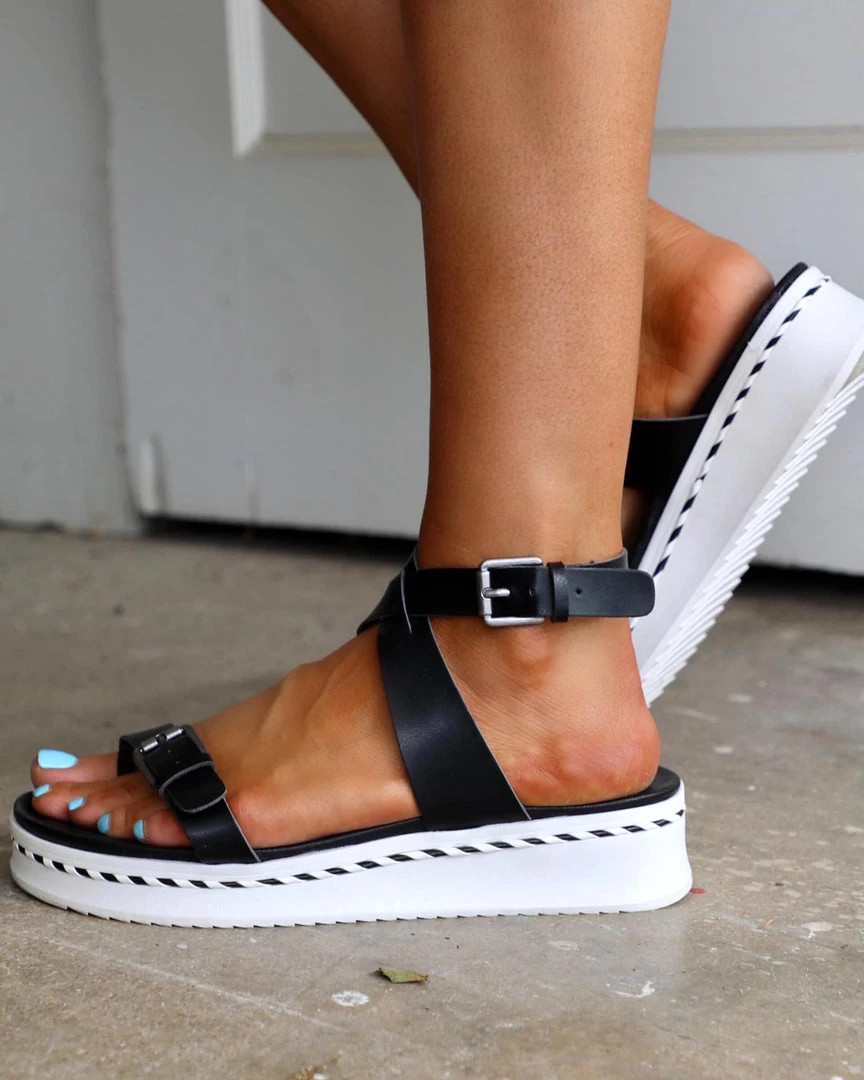 Not Rated NR Enna Black Sandals Best Sellers