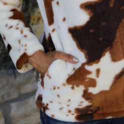 The Lace Cactus 44 - Serape + Cow Sherpa Apparel