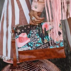 The Lace Cactus 55 - Cowboy Clutch Rhinestone Cowgirl
