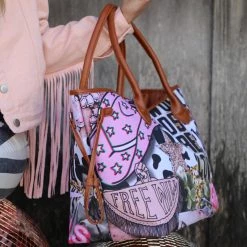 The Lace Cactus 51 - Cowgirl Tote Bag Western Vibes