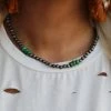 Western Elite Weston Gray + Green Choker Western Vibes