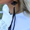 Voyager Dream Black Planet Fringe Earrings Jewelry