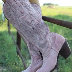 Corral Rose Embroidery Tall Top Boots