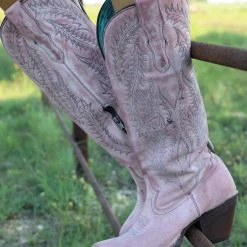 Corral Rose Embroidery Tall Top Boots