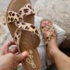 Leopard Everything Naughty Monkey Twist Leopard Sandals
