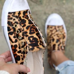 Naughty Monkey Unbridled Leopard Tennis Shoes