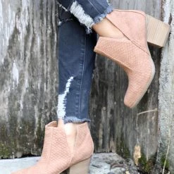 The Lace Cactus Not Rated Light Rust Ankle Booties Footwear