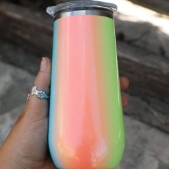 The Lace Cactus Brumate Highball 12OZ | Glitter Rainbow