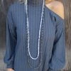 The Lace Cactus Western Vibes 50'' 8mm Navajo + Marble Necklace