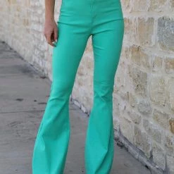 The Lace Cactus Best Sellers Mint Super Stretch Bell Bottoms