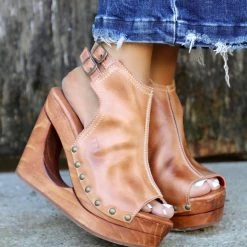 Bedstsu Footwear Imelda Rustic Wedges By Bedstu