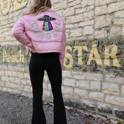 Judith March Apparel JM Spacey Cowgirl Puffer Coat