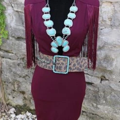 Symphony The Maroon V-neck Bodycon Dress