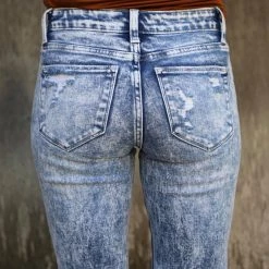 Petra 153 The Spacey Stonewashed Flare Jeans Apparel