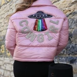 Judith March Apparel JM Spacey Cowgirl Puffer Coat