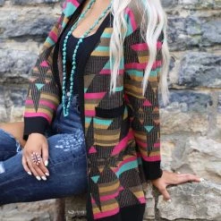 Crazy Train Sunset Blvd Cardigan