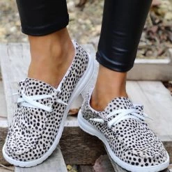 Gypsy Jazz Suede Cream Spotted Shoes Footwear