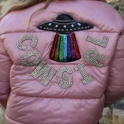 Judith March Apparel JM Spacey Cowgirl Puffer Coat