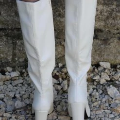 The Lace Cactus White Lightning Knee High Boots Footwear