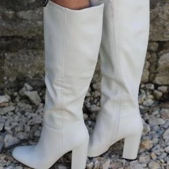 The Lace Cactus White Lightning Knee High Boots Footwear
