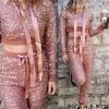 Fashion Wildcat The Beyonce Sequin Hoodie & Pants Set Apparel