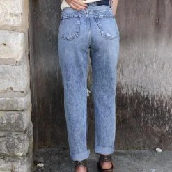 Insane Gene Laredo Light Wash Slim Boyfriend Jeans Apparel