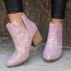 The Lace Cactus Best Sellers Not Rated Fiera Multi Pink Booties
