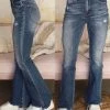 Risen Jeans Hollywood High Rise Vintage Washed Flare Jeans Apparel