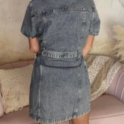 Lelis Apparel Denim Dreams Short Sleeve Dress