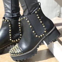 Cape Robbin Black And Boujee Black + Gold Spiked