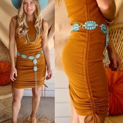 Wishlist Amber Sleeveless Ribbed Midi Dress Apparel