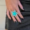 The Lace Cactus The Lone Star Turquoise Ring Jewelry