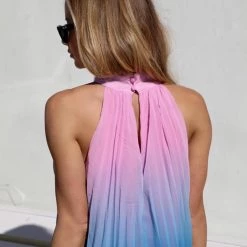 Dress Day The Ombre Melt High Neck Maxi Dress