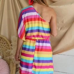 Fantastic Fawn Summertime Sweets Striped Dress Apparel