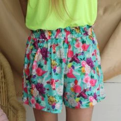 Crazy Train Floral Frenzy Shorts Apparel