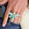 The Lace Cactus Unbridled Turquoise Ring