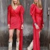 Mundefeis Queen Of Red Sash Dress Apparel