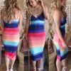 Magia Sunset Rainbow Maxi Dress Apparel