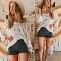 POL Apparel Chassidy Charcoal + Smocked Shorts