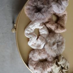 The Lace Cactus Tan Scrunchie Set Apparel