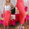 HYFVE Callie Coral Knotted Skirt Apparel