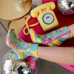 Grace Your Style Best Sellers Psychedelic Rave Ankle Boots