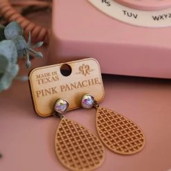 Pink Panache Jewelry P Panache Gold Filigree Teardrop Earrings