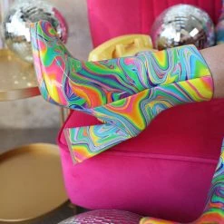 Grace Your Style Best Sellers Psychedelic Rave Ankle Boots