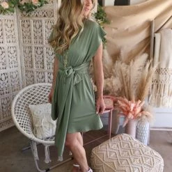 Dress Day Apparel Simply Sage Convertible Dress