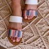 The Lace Cactus Footwear Dallas Double Strap Multicolor Sandals