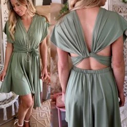 Dress Day Apparel Simply Sage Convertible Dress